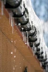 Ice Filled Gutters